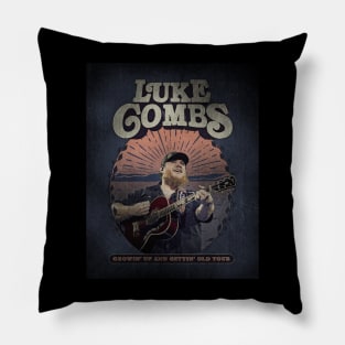 Vintage Luke Combs Pillow