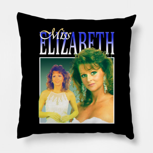 Miss Elizabeth Bootleg Pillow by RetroVania