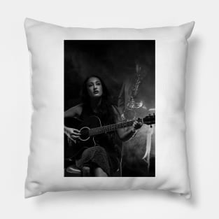 Guitar and Sax Pillow