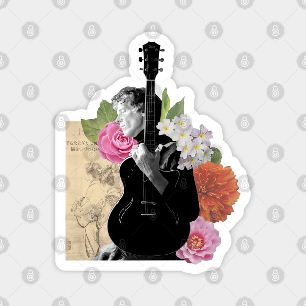 Spinetta collage Magnet by luliga