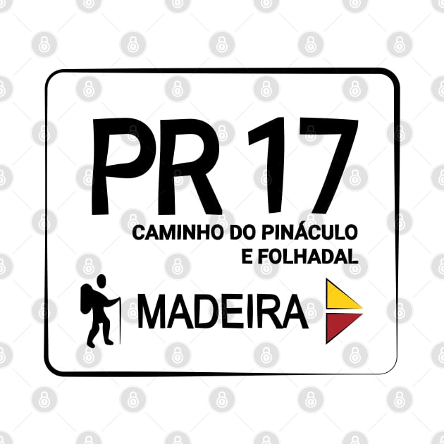 Madeira Island PR17 CAMINHO DO PINÁCULO E FOLHADAL logo by Donaby