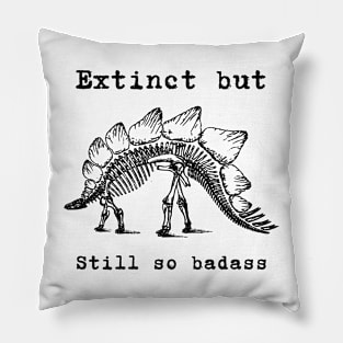 Stegosaurus - dinosaur - extinct but still so badass Pillow