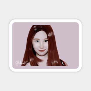 ITZY CHAERYEONG ART PRINT (FAN ART) Magnet