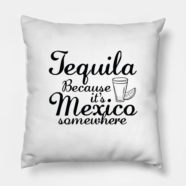 Tequila Pillow by VectorPlanet