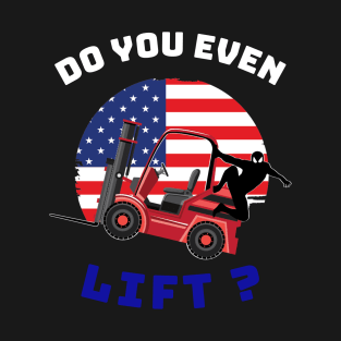 Forklift Ninja, Do you even Lift? WRB T-Shirt