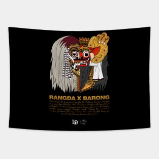 Rangda x Barong Balinese Tapestry