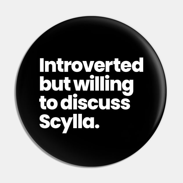 Introverted but willing to discuss Scylla - Motherland: Fort Salem Pin by viking_elf