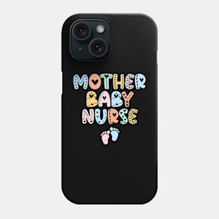 Groovy Mother Baby Nurse Women Nurse Week Phone Case