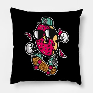 Donut Skater Pillow