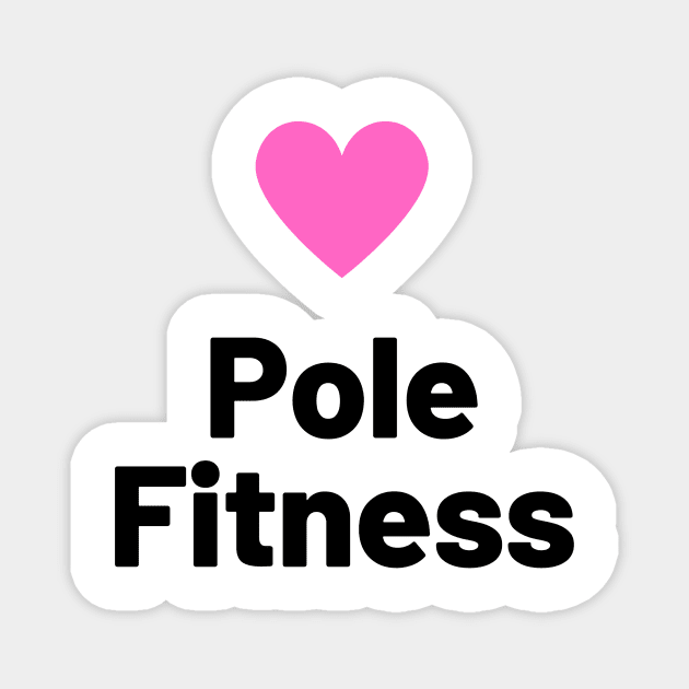 Pole Fitness - Pole Dance Design Magnet by Liniskop