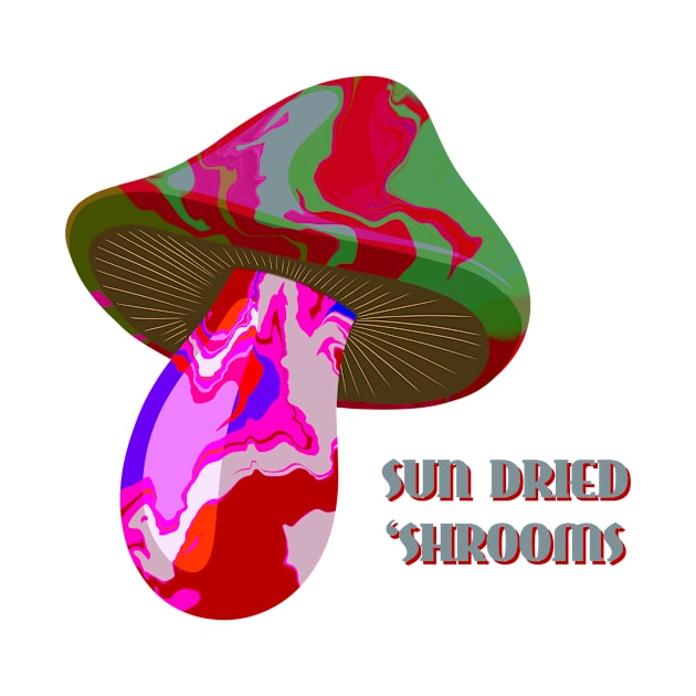 Sun Dried Shrooms - Single Dose by AllJust Tees