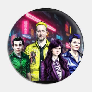 Americans in Neo Tokyo Pin