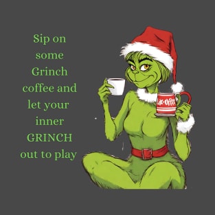 Cheeky Girl Grinch T-Shirt