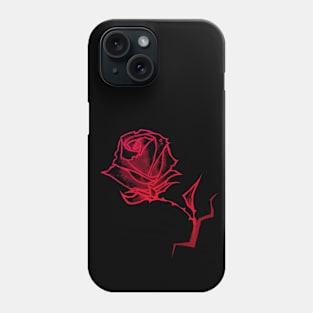 Red - Blood Rose Phone Case