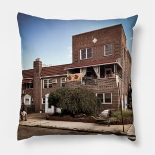 Long Island City Street Queens NYC Pillow