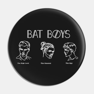 ACOTAR Bat Boys Minimalist White Pin