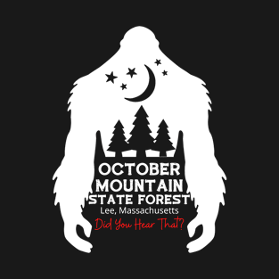 Bigfoot of October Mountain T-Shirt