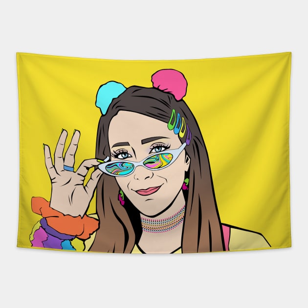 Jenna Marbles Tapestry by miyku