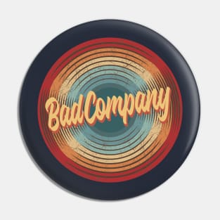 Bad Company Vintage Circle Pin