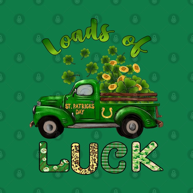 Loads of Luck Truck Shamrocks Toddler St Patrick's Day Fun by DenverSlade