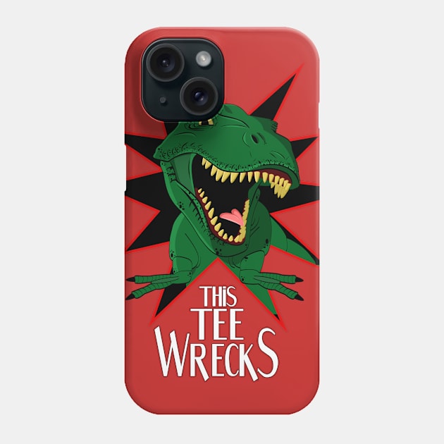 Tyrannosaurus Rex Phone Case by rachybattlebot