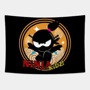 ninja kidz pink Tapestry