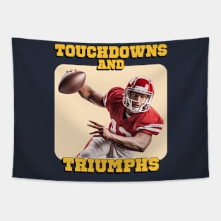 Touchdowns and Triumphs Tapestry