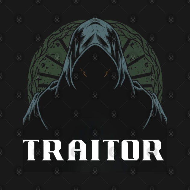 Traitor The Traitors TV Shows Spooky Gift for Fan of The Traitors TV Show Faithful by DeanWardDesigns