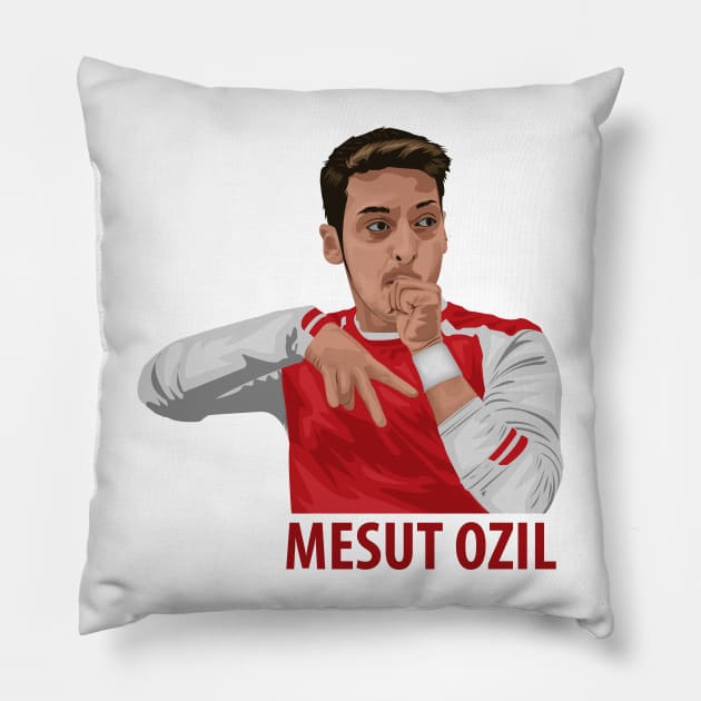 Mesut Ozil Pillow by siddick49