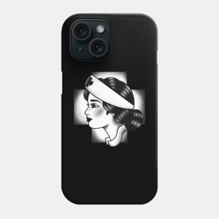 Nurse Tattoo traditional Phone Case