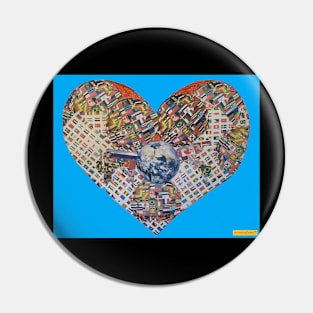 Love Is The Answer, Love Is The Cure, Blue. Pin