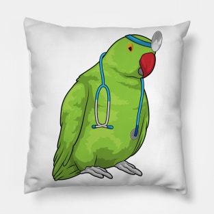 Parrot Doctor Stethoscope Pillow