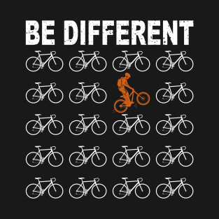 Mountain Bike Jersey Be Different Mountain Biker Jersey T-Shirt