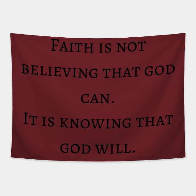 faith logo Tapestry by Lindseysdesigns