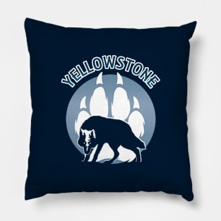 Wolf - Yellowstone Wildlife Pillow