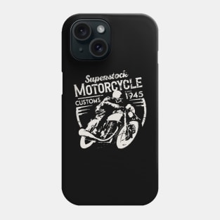 Vintage Superstock Motorcycle Customs Phone Case