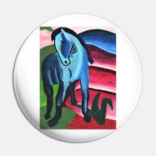 The Blue Horse Pin