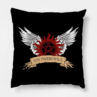 Supernatural NON TIMEBO MALA Symbol Wings Pillow