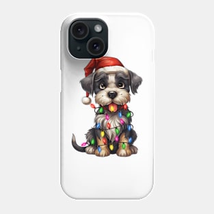 Christmas Standard Schnauzer Phone Case