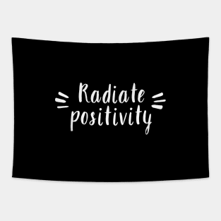 Radiate Positivity In Modern Typography For Good-Vibes Tapestry