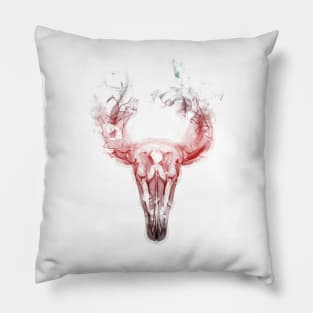 Bull Skull Pillow