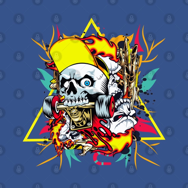 Skull's Firepower by twitaadesign