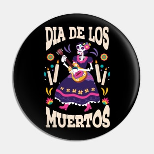 Dia De Los Muertos - Skull Pin