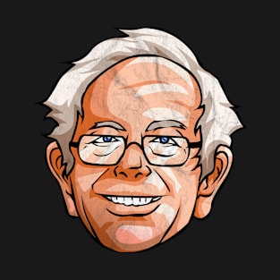 Bernie Sanders Presidential Portrait Hair Glasses T-Shirt