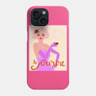 Vintage Flapper Design Phone Case