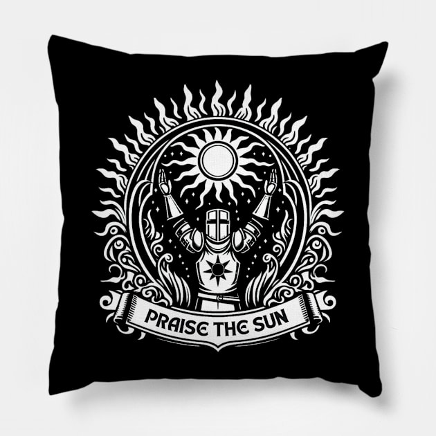 Praise the sun-For souls lovers Pillow by CachoPlayer