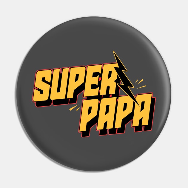 Super Papa Pin by Andreeastore  