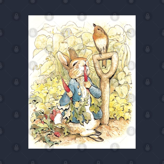 Peter Rabbit in the Garden - Beatrix Potter by forgottenbeauty