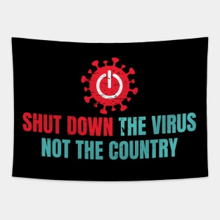 Shut Down The Virus Tapestry