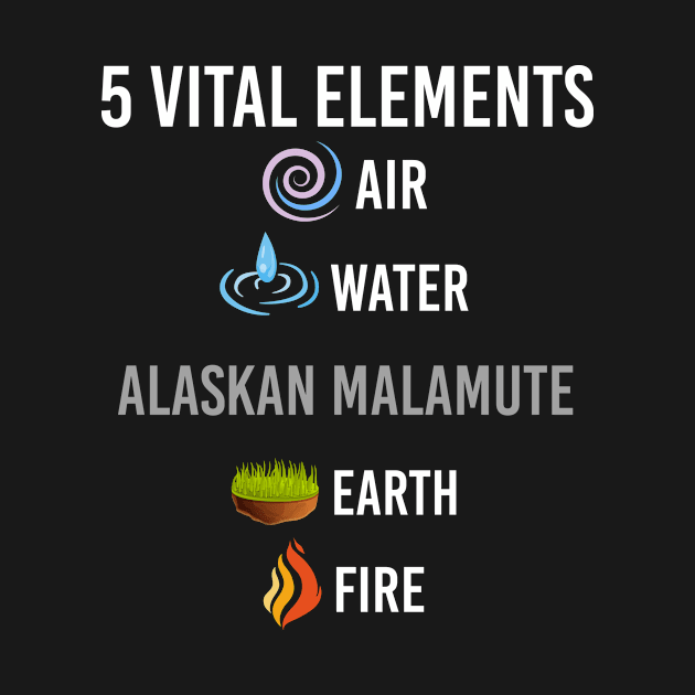 5 Elements Alaskan Malamute by blakelan128